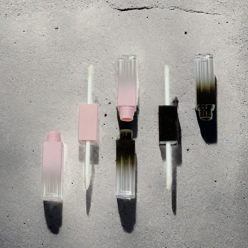 3BOSSWU小商品｜壓克力乳液乳霜旅行分裝瓶｜雙頭黑/雙頭粉/單頭透明｜適用於半膏體/液體/乳液等等｜三款可選