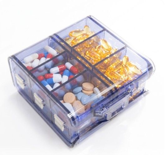 2982小工具- 3BOSSWU小商品｜12格大容量錠狀膠囊盒｜多色可選｜家用分格收納盒｜隨身盒｜$320/個