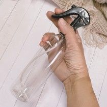 3BOSSWU｜100ML簡約時尚噴霧瓶｜黑頭透明身｜液態分裝瓶｜噴霧瓶｜1支$30