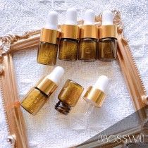 2019小工具｜3BOSSWU小商品｜分裝體驗｜試用分裝瓶｜金色茶色滴管瓶｜10支裝  1ML/2ML/3ML/5ML