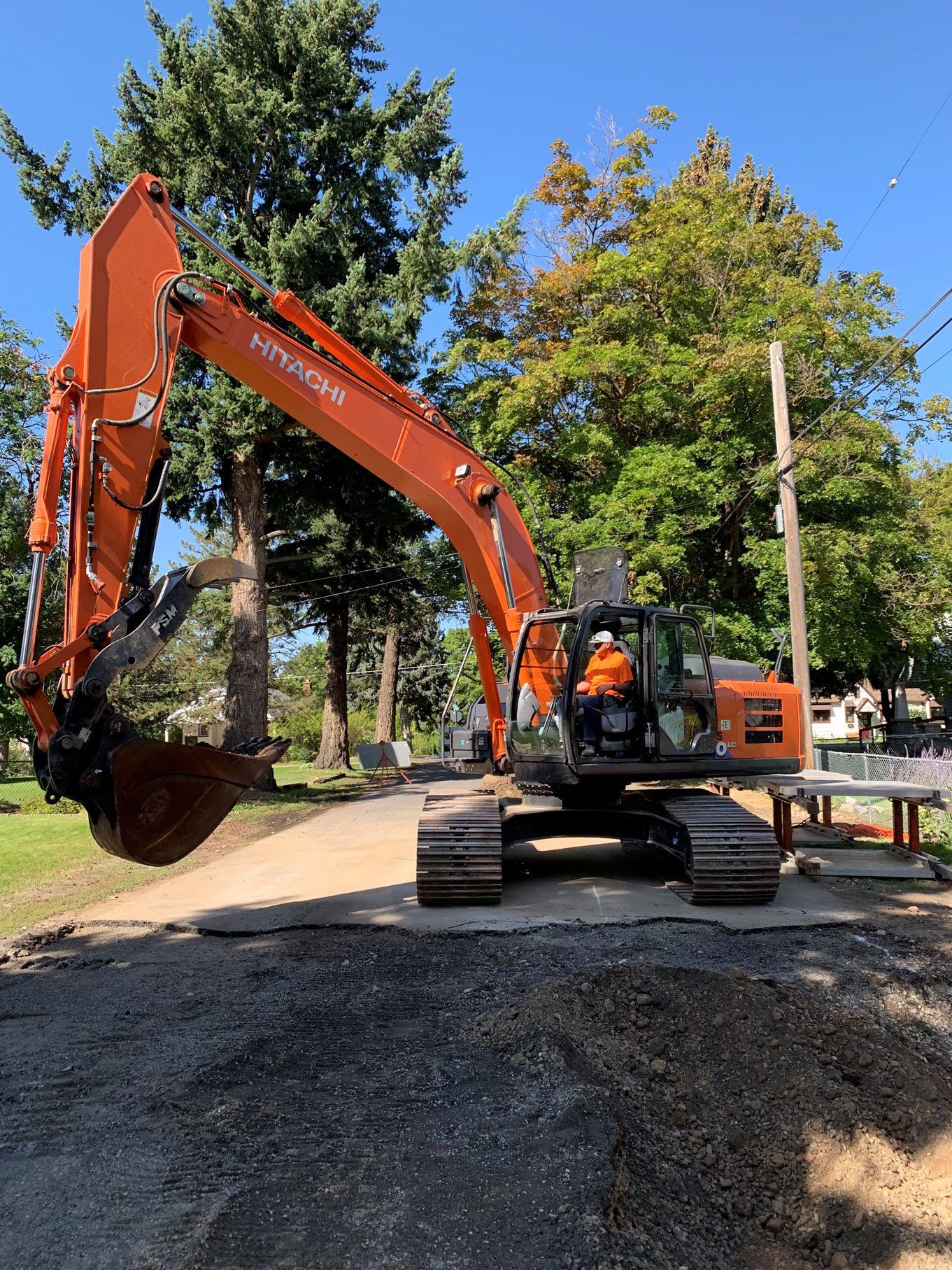 Shovel Excavators — Orchards, WA — Tilton Excavation