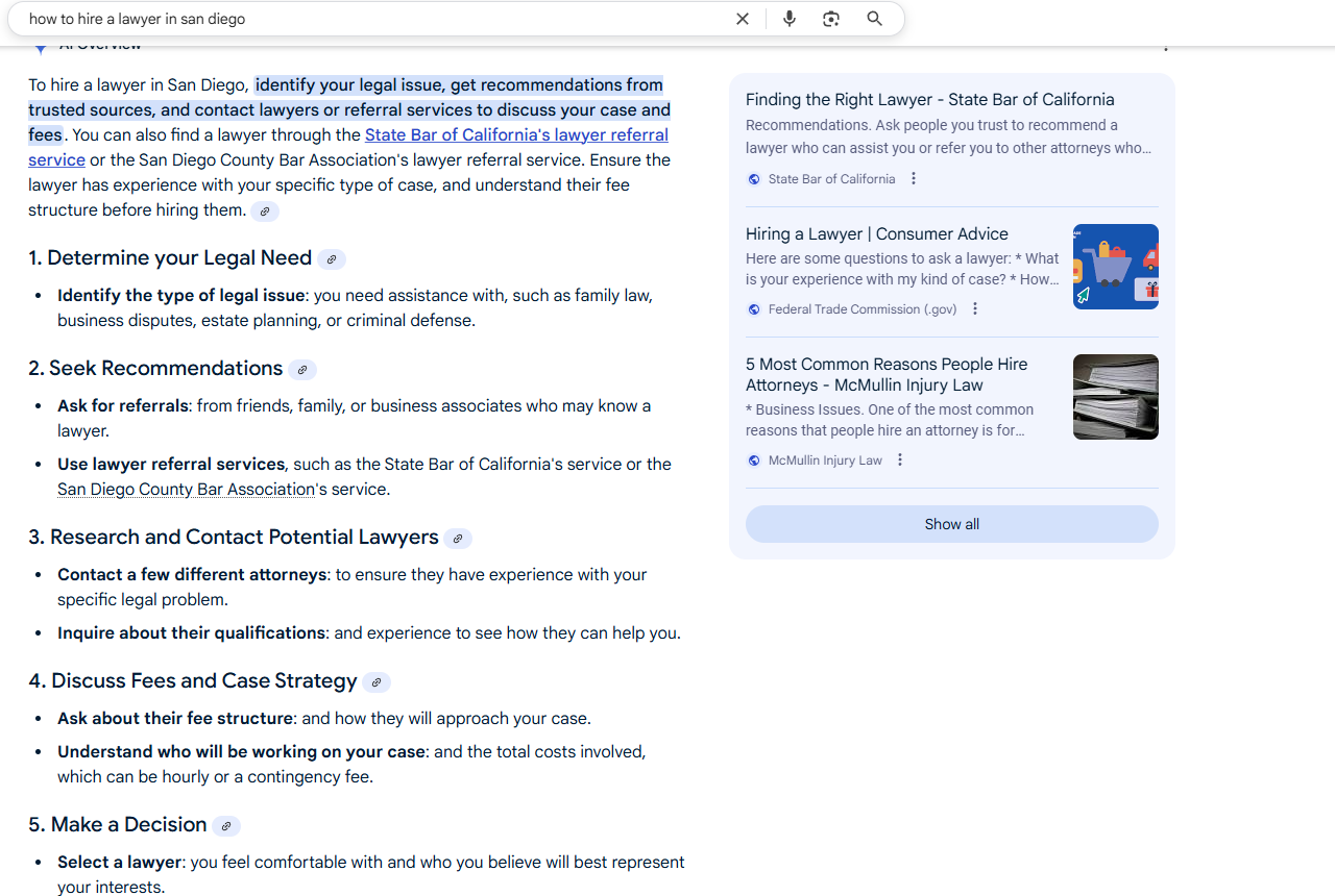 Lawfirm SEO AI Overview Law firm SEO AI Overview