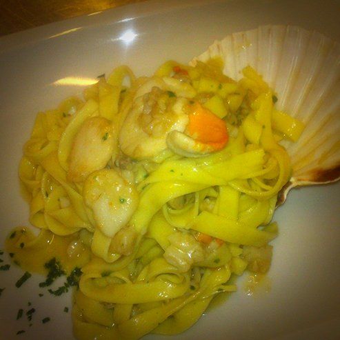 primo piatto a base di pesce fresco