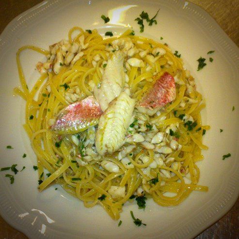 spaghetti con il pesce