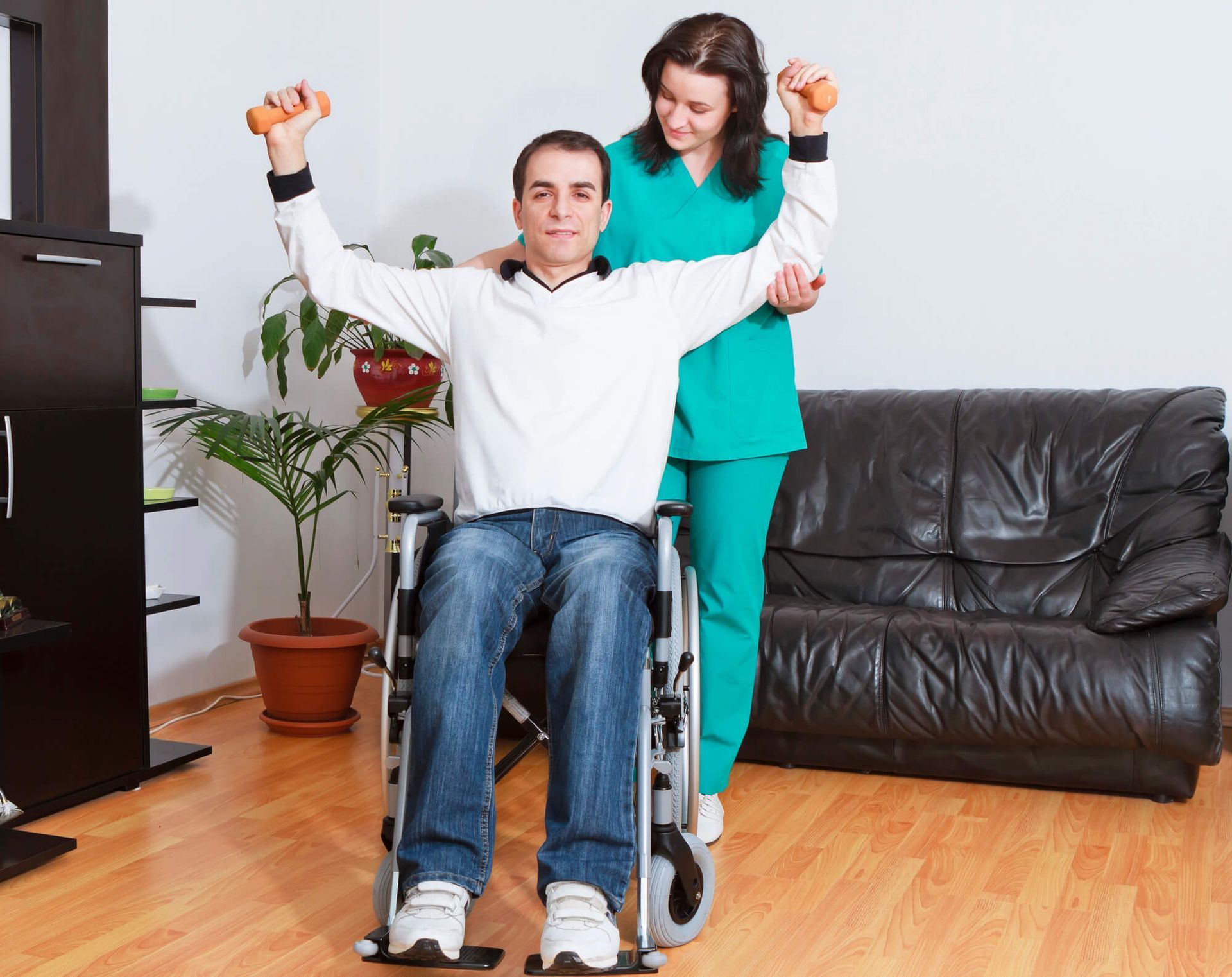 Taking care of a male patient