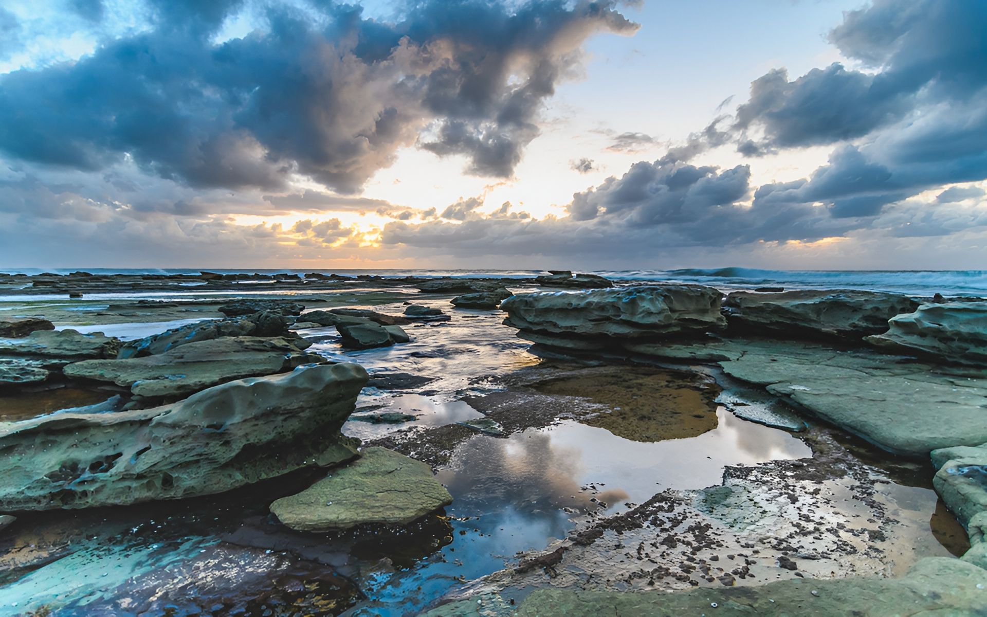 Rocky Coastal Landscape Under a Cloudy Sky — Best Price Towing in Bateau Bay, NSW