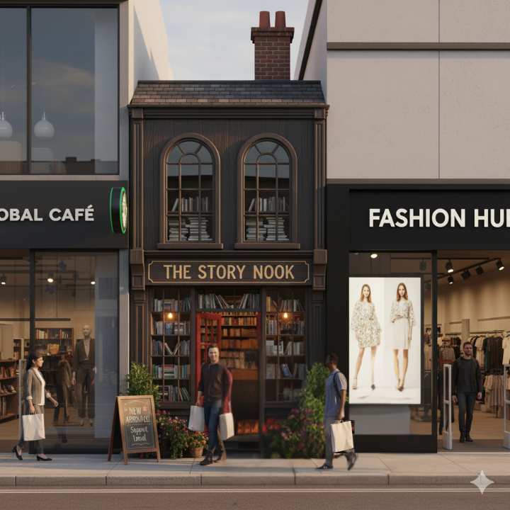Street scene with 