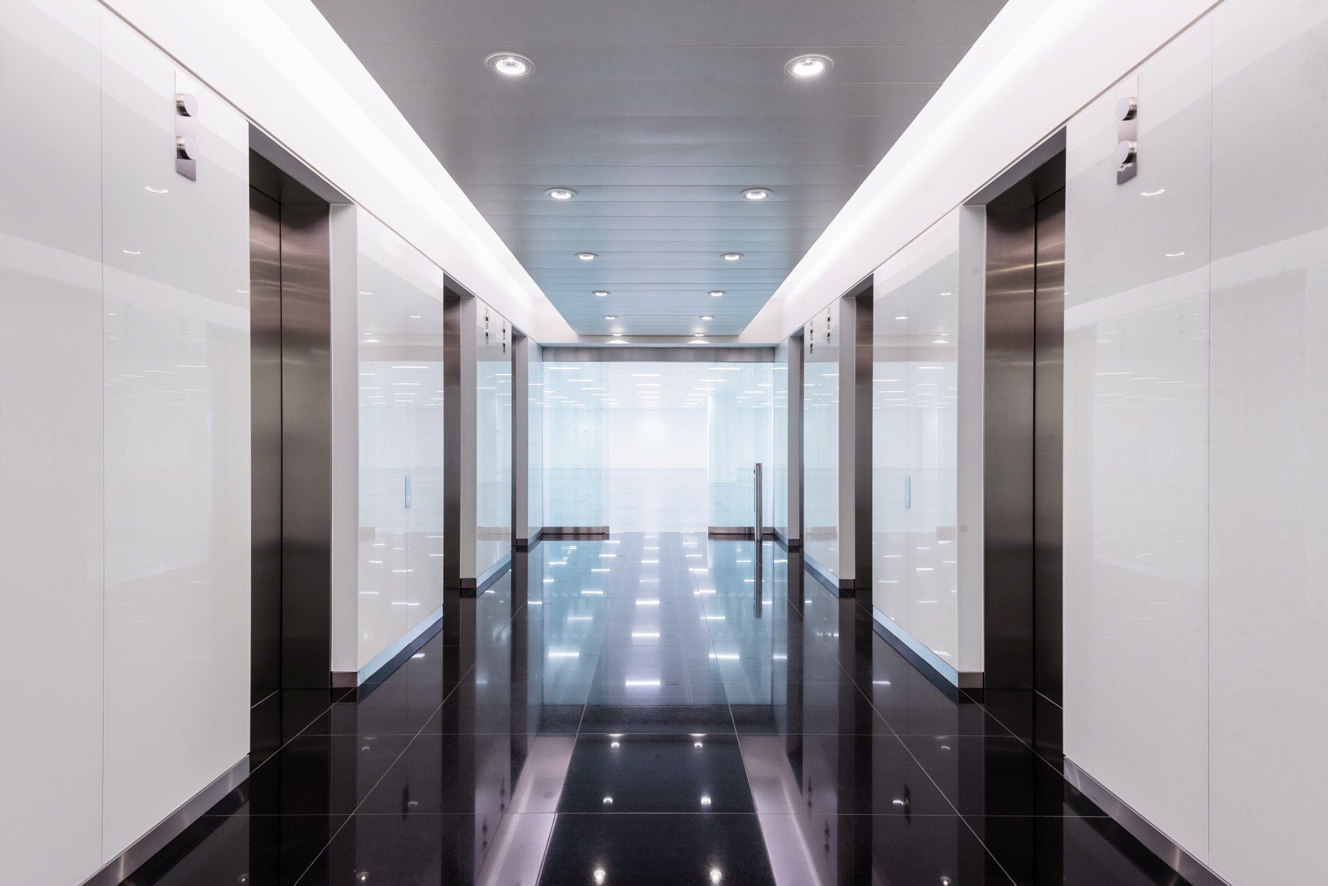lift area in commercial building