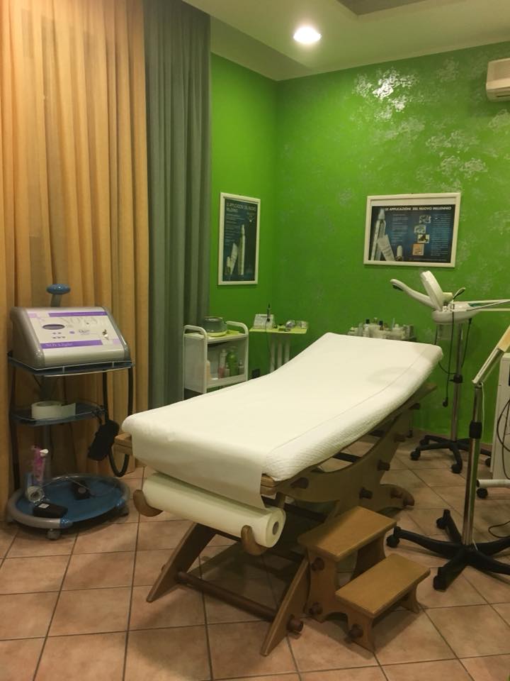 lettino di una estetista