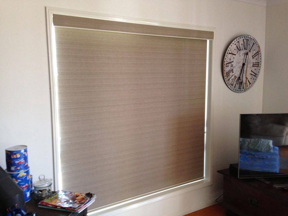 One Big Window Roller Blind — Whitsunday Blinds & Security In Beaconsfield, QLD