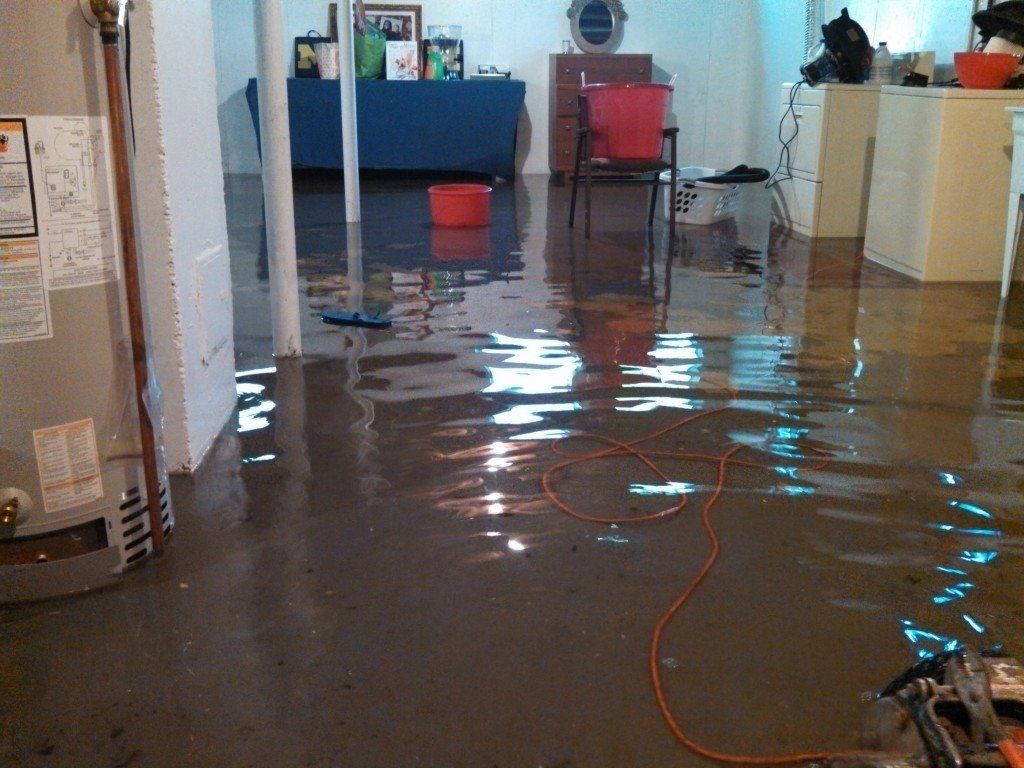 Flooded Basement Damage
