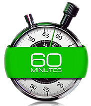A stopwatch with a green band around it that says `` 60 minutes ''.