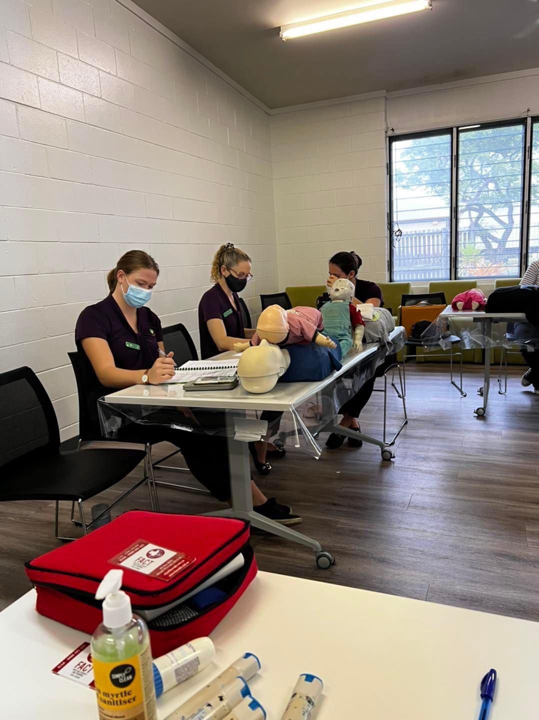 Youth Practicing CPR - First Aid in Mackay, QLD