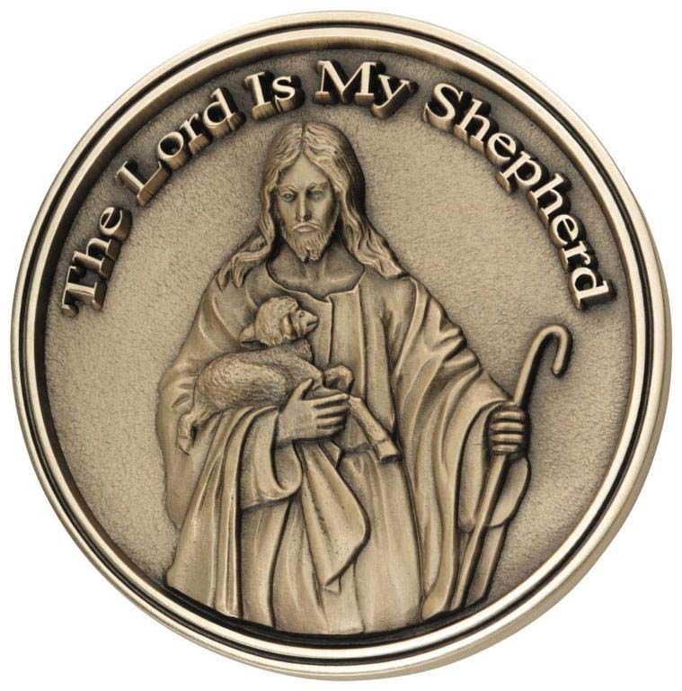 A coin that says the lord is my shepherd