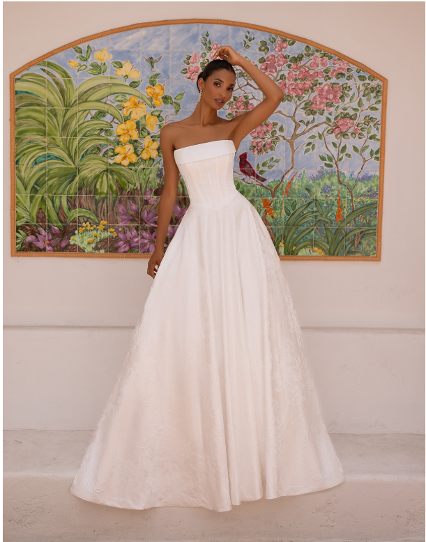 Soleil Bridal strapless corset ball gown wedding dress at 2 As 1 Bridal and Tuxedo Columbia South Carolina