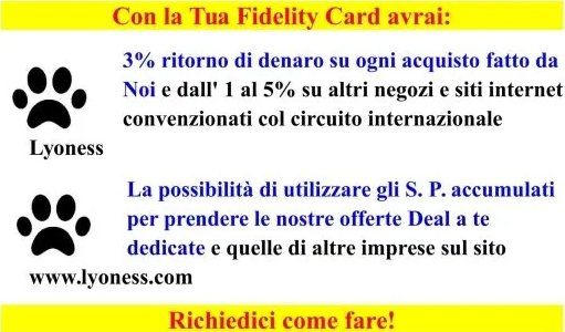 Vantaggi Fidelity Card