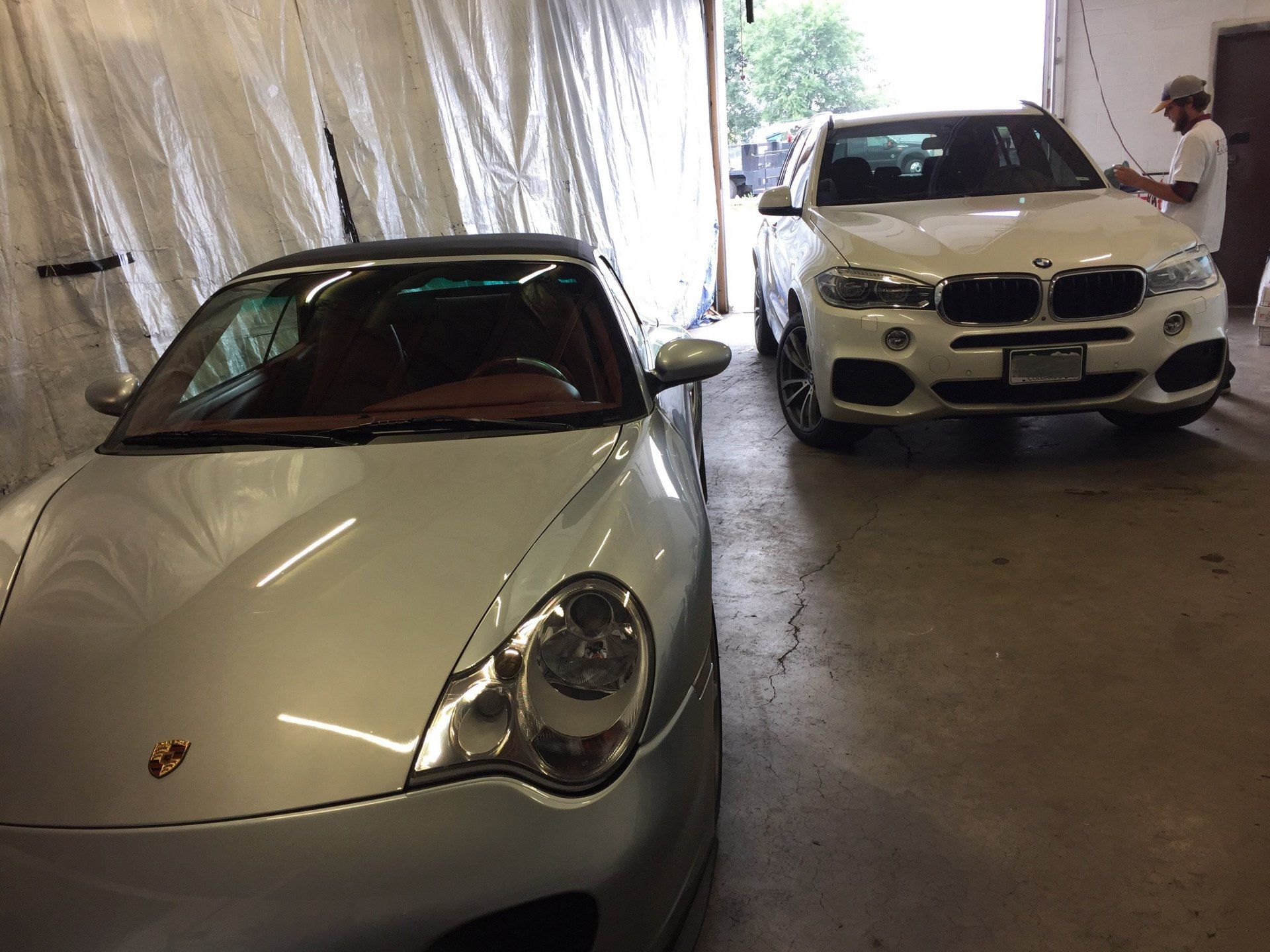 Porsche and BMW getting Window Tint Colorado Springs