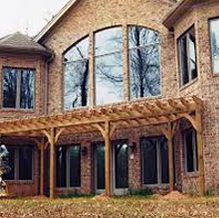 modern brick house with tinted windows servicing the area of colorado spings