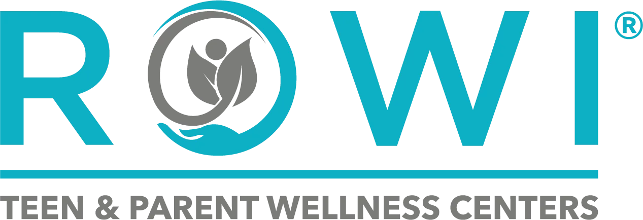 The logo for rowi teen and parent wellness centers