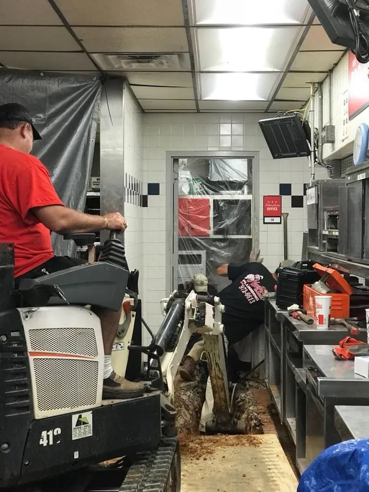 Plumbing Repair in a Restaurant Kitchen