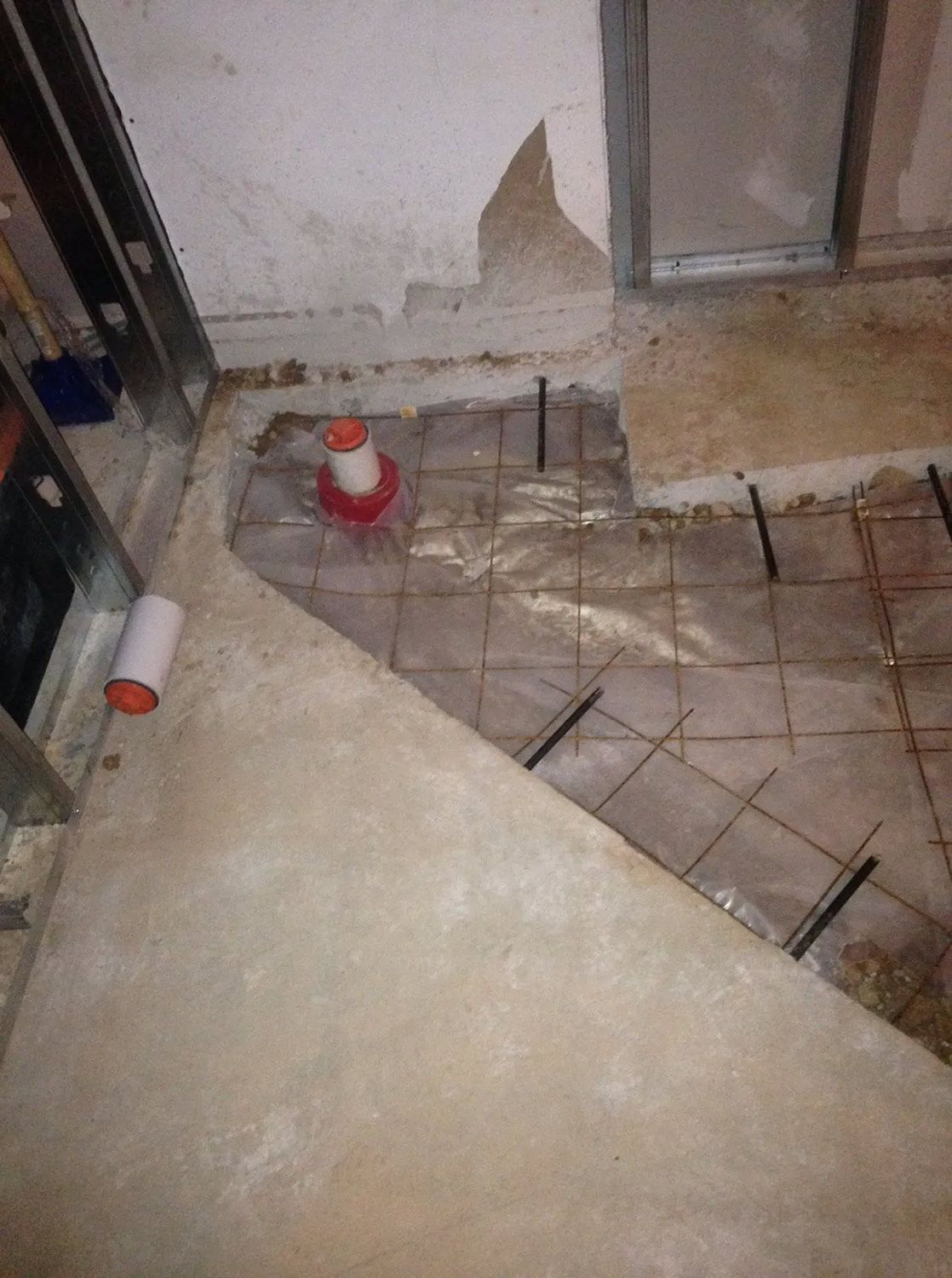 Concrete Floor Under Construction