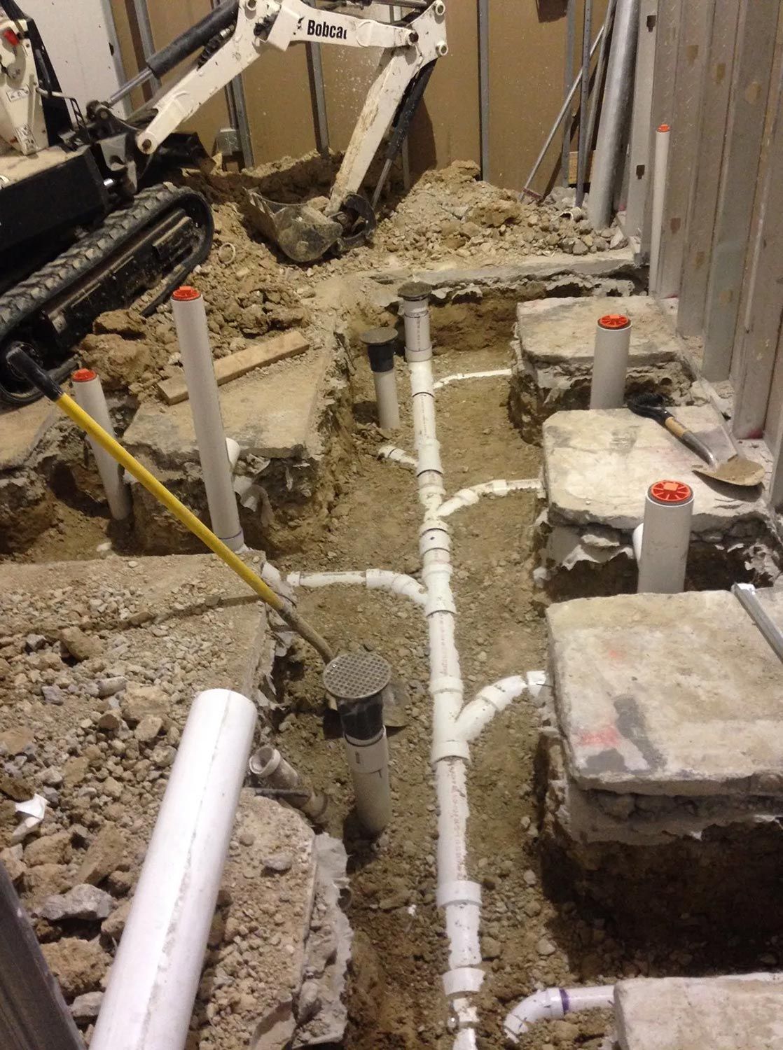 Plumbing Work in Progress