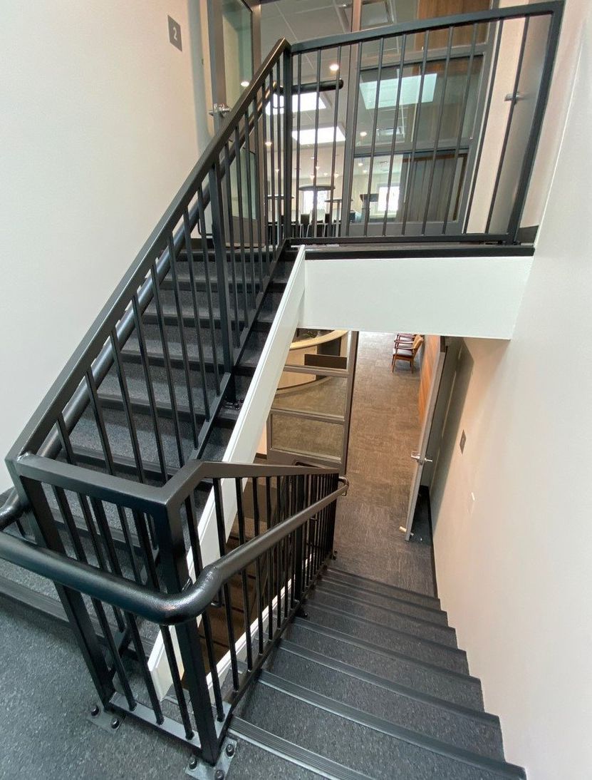 Vancouver Fabricators manufactures interior commercial staircases