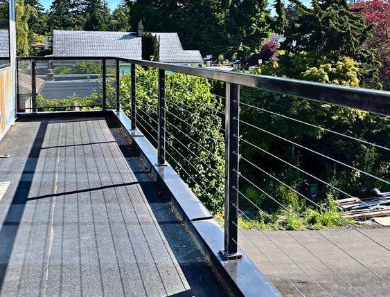 Vancouver Fabricators installed custom railings