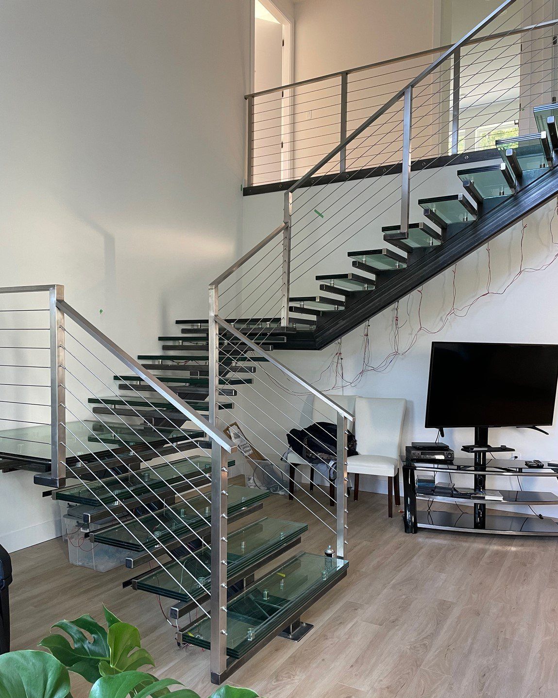 Another mono stringer staircase by Vancouver Fabricators