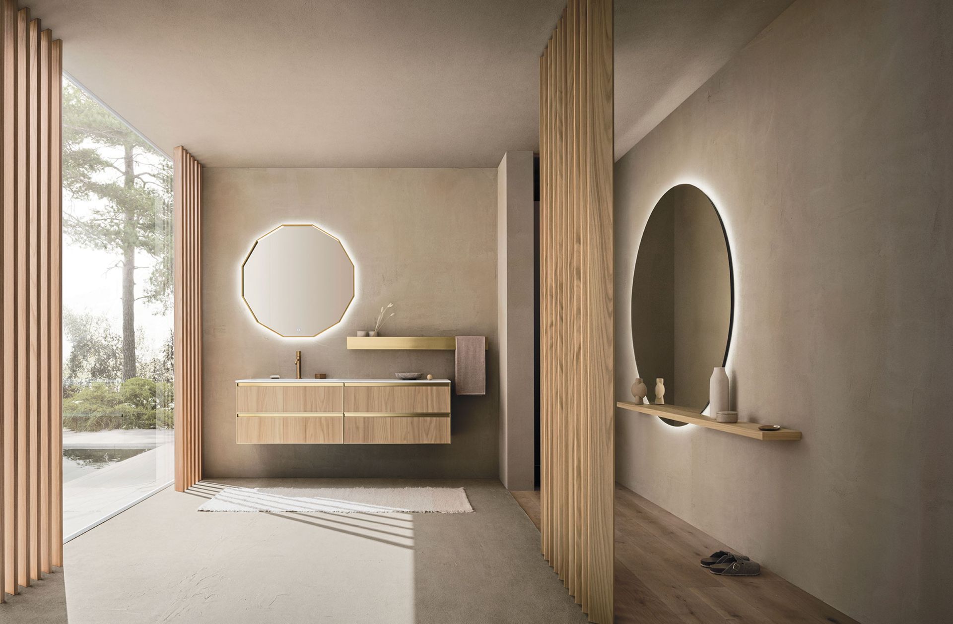 Arbi propone mobili bagno dagli stili differenti che incontrano ogni gusto d'arredo. Numerose tipologie di ante funzionali e di design che si integrano ...