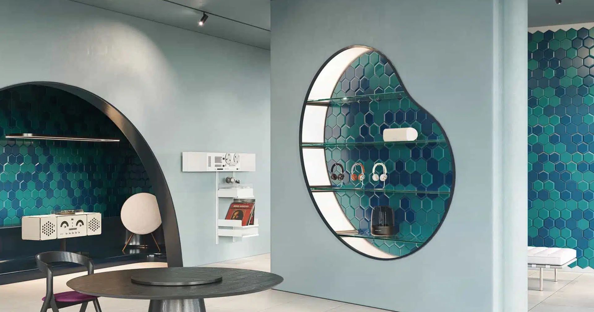 HEXA
Collezione di piastrelle da rivestimento d’interni, realizzata in monoporosa in pasta bianca, composta da sei colori lucidi declinati nelle strutture – 15×17 cm liscio spessore 8,5 mm e 15×17 cm diamantato spessore 12 mm.
HEXA MATT
Collezione di piastrelle da rivestimento d’interni ed esterni, realizzata in gres porcellanato, composta da sei colori opachi formato  14×16 cm, spessore 8,5 mm.