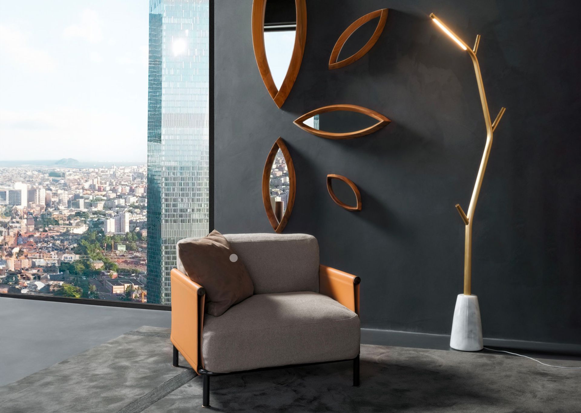 La poltrona SC2 incarna perfettamente una famosa massima di Bruno Munari: “Complicare è facile, semplificare è difficile”. SC2 è progettata intorno a una gabbia in tubolare verniciata nero, con decori in noce canaletto su cui è teso il cuoio dei braccioli e dello schienale: una struttura dal design lineare che accoglie una seduta in cuscini morbidi e invitanti nelle varianti pelle o tessuto.