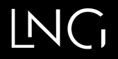 The word lng is written in white on a black background.