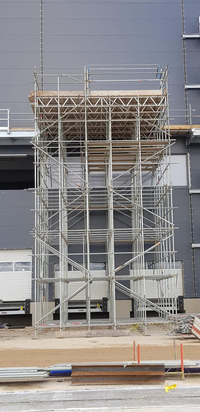 20 ton loading bay scaffolding