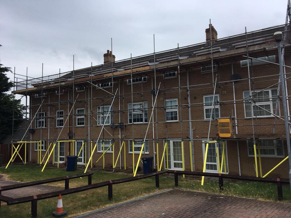 Domestic Scaffolding for Roof repairs