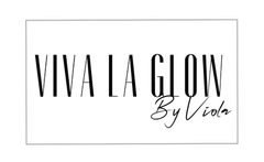 White Logo of Viva La Glow