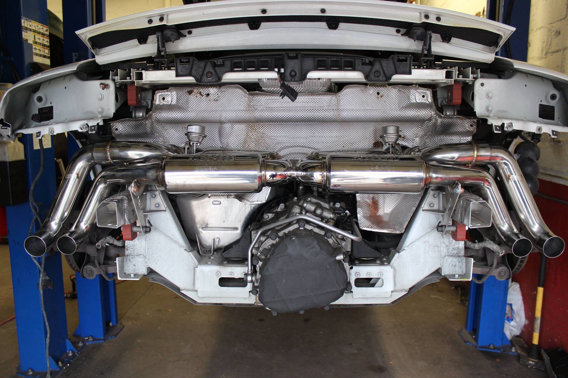Vehicle Undercarriage And Exhaust System Repair On Auto Lift | Eastside Motoring