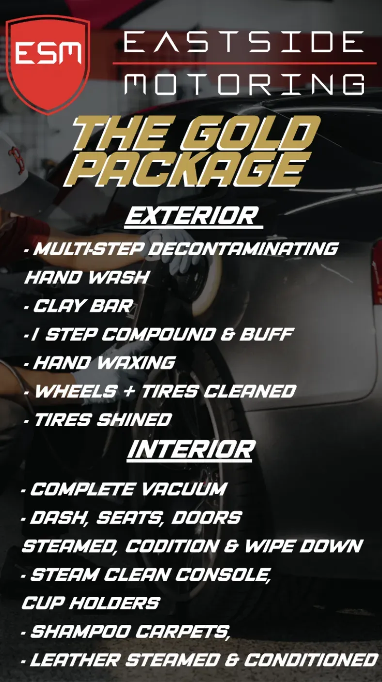 The Gold Package | Eastside Motoring