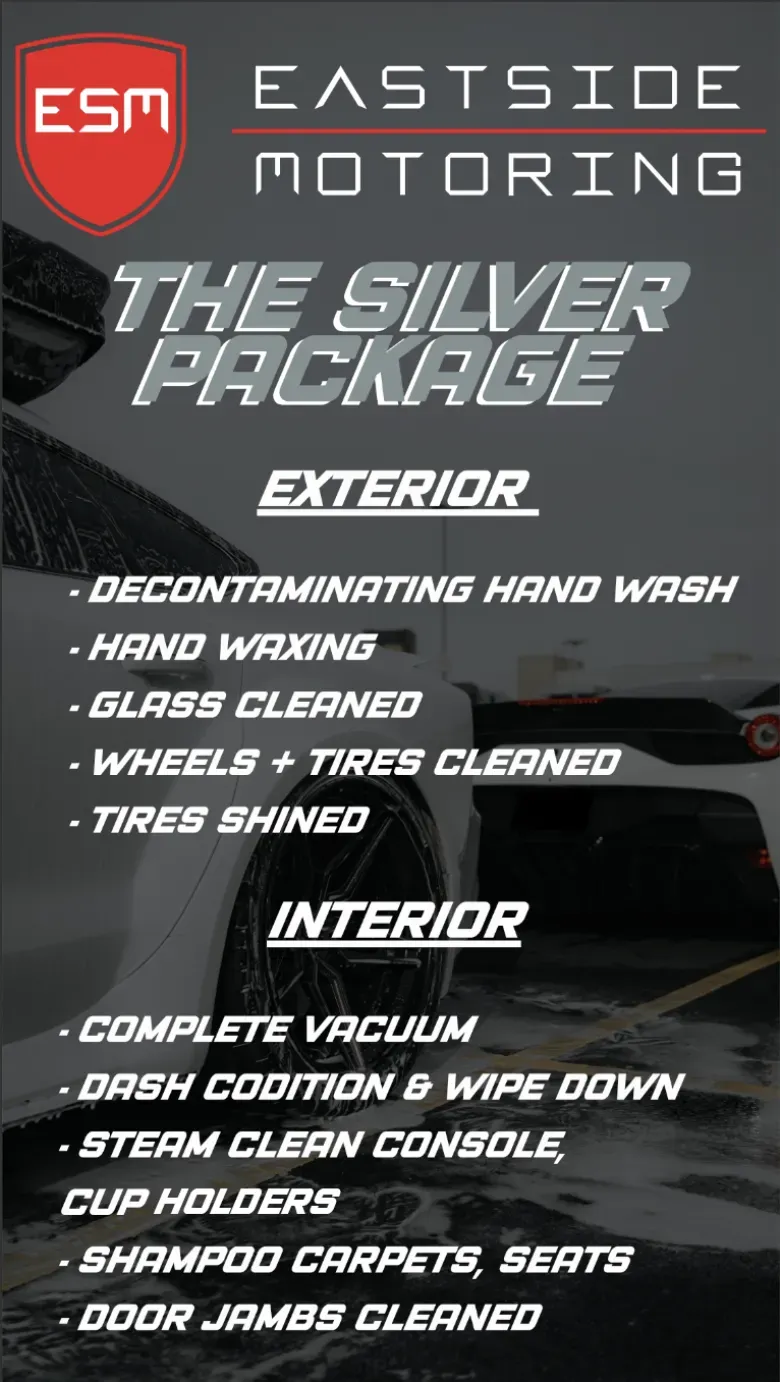 The Silver Package | Eastside Motoring
