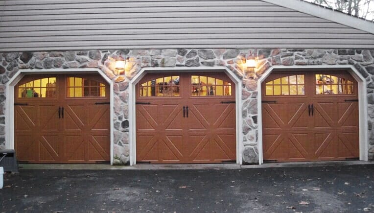 three door garage door — garage doors in Florence, NJ