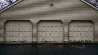 Before Garage Door 2nd Set — Florence, NJ — Russell Garage Door Co. Inc.