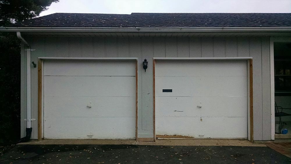 Before Garage Door 5th Set — Florence, NJ — Russell Garage Door Co. Inc.