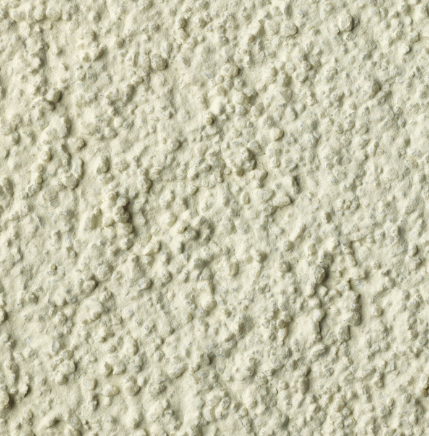 A close up of a external rendering insulation