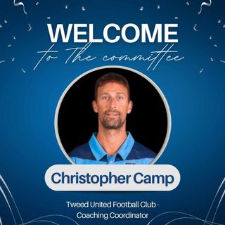 A welcome to the committee poster for christopher camp.