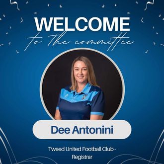 A welcome to the committee poster for Dee Antonini.