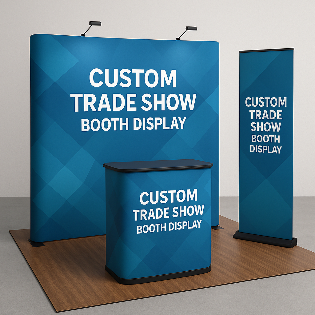 Custom trade show booth display by Carolina Signs and Wonders in Raleigh NC