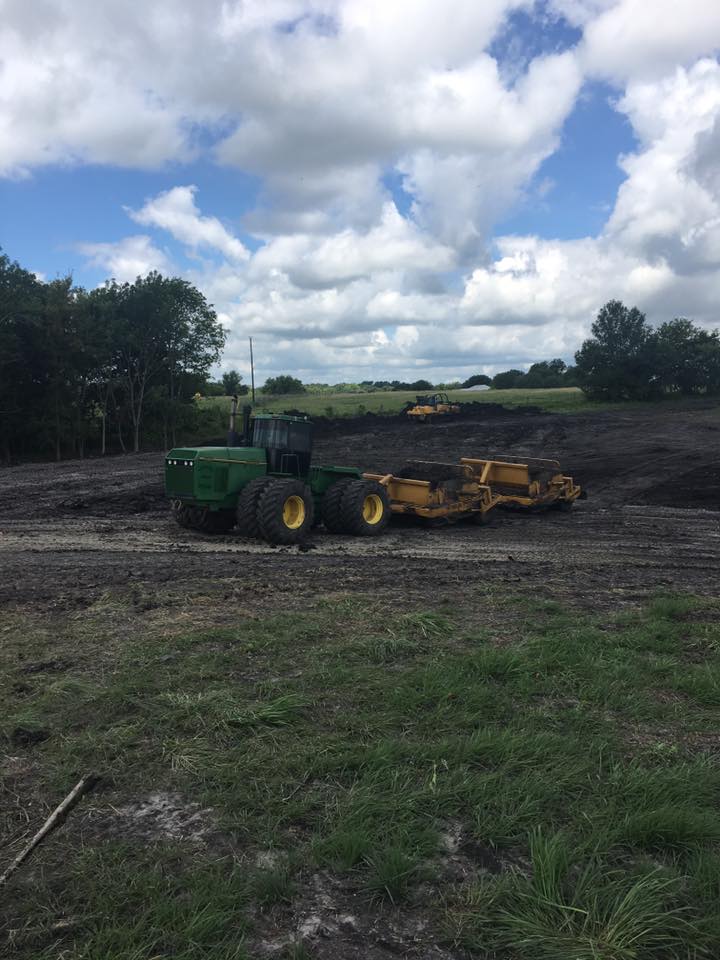 Building pads in the Brenham, TX area