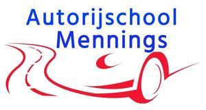 Logo autorijschool Mennings