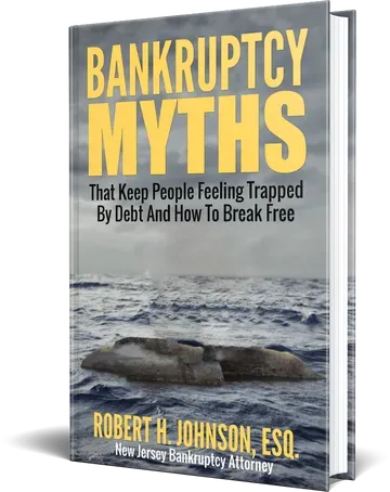 Ebook cover with the title Myths That Keep People Feeling Trapped By Debt And How To Break Free.