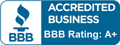 Accredited Business(BBB Rating: A+)- Certified inspectors